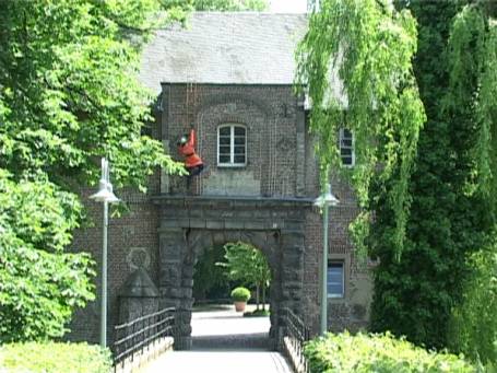 Mönchengladbach : Schloss Rheydt, Eingang